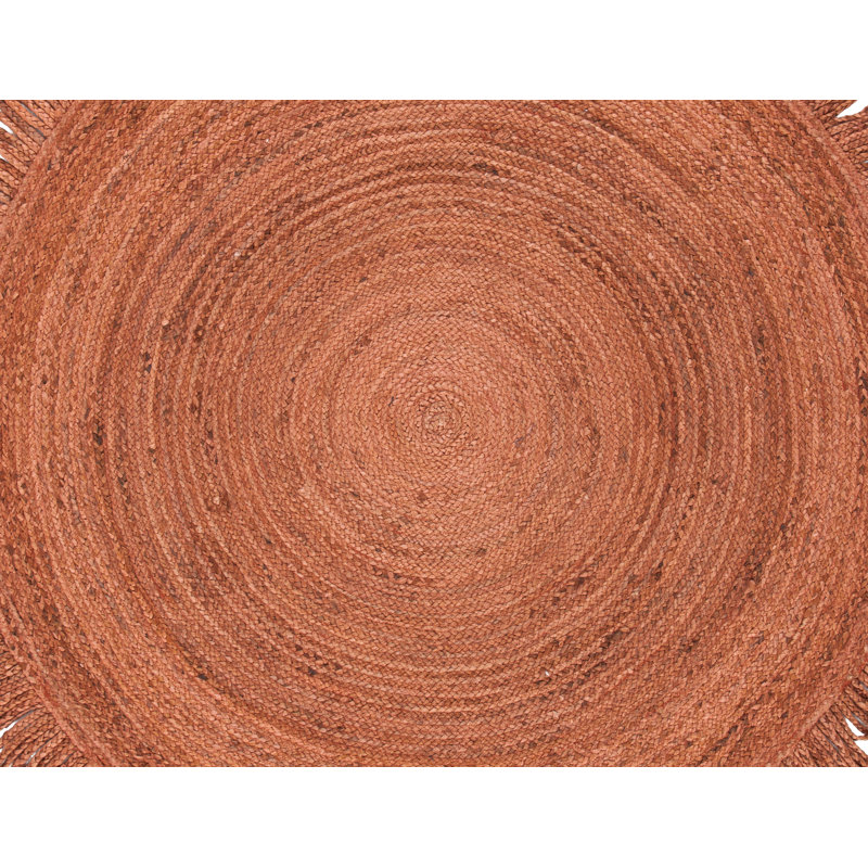 Galesville Handmade Jute Rug, Round 5'