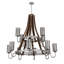 Barrel Stave 12 - Light Chandelier