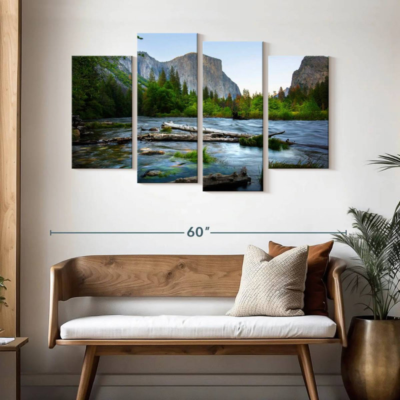Magnificent Merced River, 32" H x 52" W