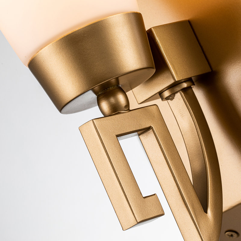 Lemuria Bath Sconce, Laquered Gold