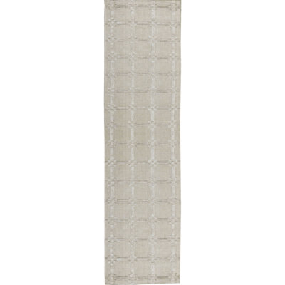 Hand-Knotted High-Quality Beige Runner