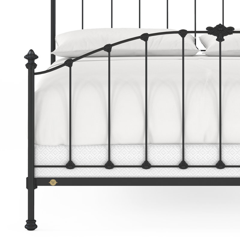 171 Country French Bed | Complete Standard, King, Gunmetal