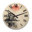 Horloge murale en bois massif Yisha-931137135