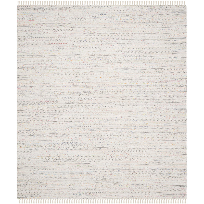 Landon Cotton Hand Woven Area Rug, Rectangle 243 x 304cm