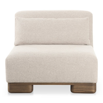 JUNE SLIPPER CHAIR PERFORMANCE FABRIC OATMEAL