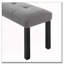Banc de salle à manger moderne en lin capitonné-661190013