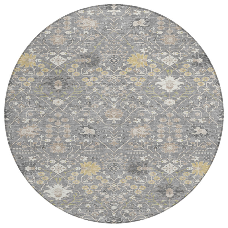 Chayden Indoor/Outdoor Chantille ACN1009 Area Rug, Round 8'