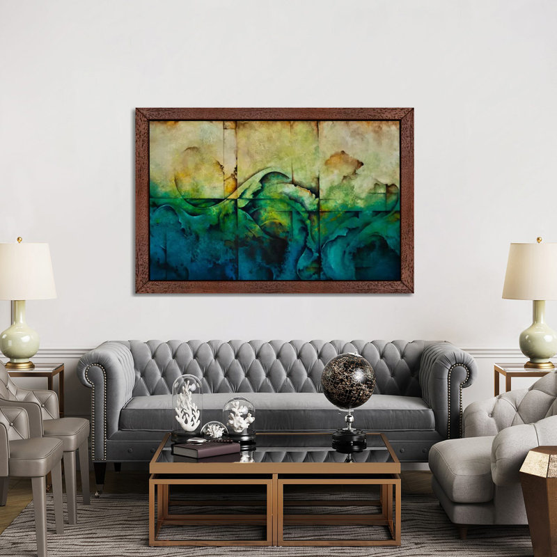 Paradise by CH Studios - Print, 101.6 cm H x 66.04 cm W, Brown Floater Framed
