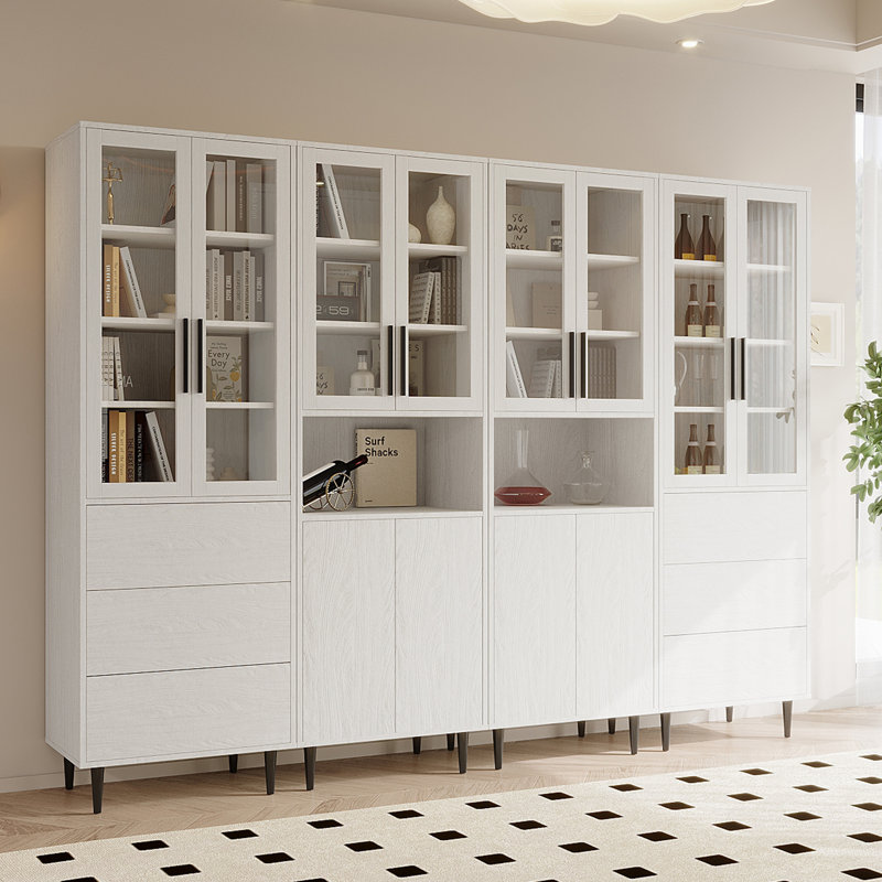 Bibliothèque de rangement Wilma, Blanc