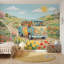 Papier peint ensoleillé soleil printanier pastel-1985903347-1985903342