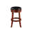 Swivel Upholstered Counter Stool with Solid Wood Frame-69426727-69426728