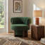 Fauteuil demi-tonneau rotatif sculpté Modern Modern-1316210337