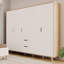 Teliyah 5 Door Manufactured Wood Wardrobe