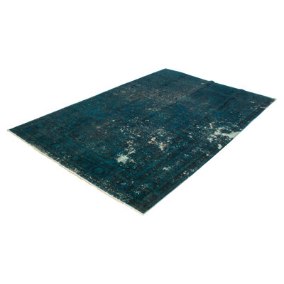 Tapis intérieur de la laine 8 pi 4 po x 12 pi 2 po "one-of-kind" à la main noué la 1980 preteinte Chambly