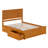 Madison Solid Wood Platform Bed with Matching Footboard & Storage Drawers -96140352-96140356