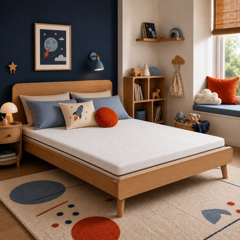 Thrive Kids 15cm Memory Foam Support Mattress, King (5')