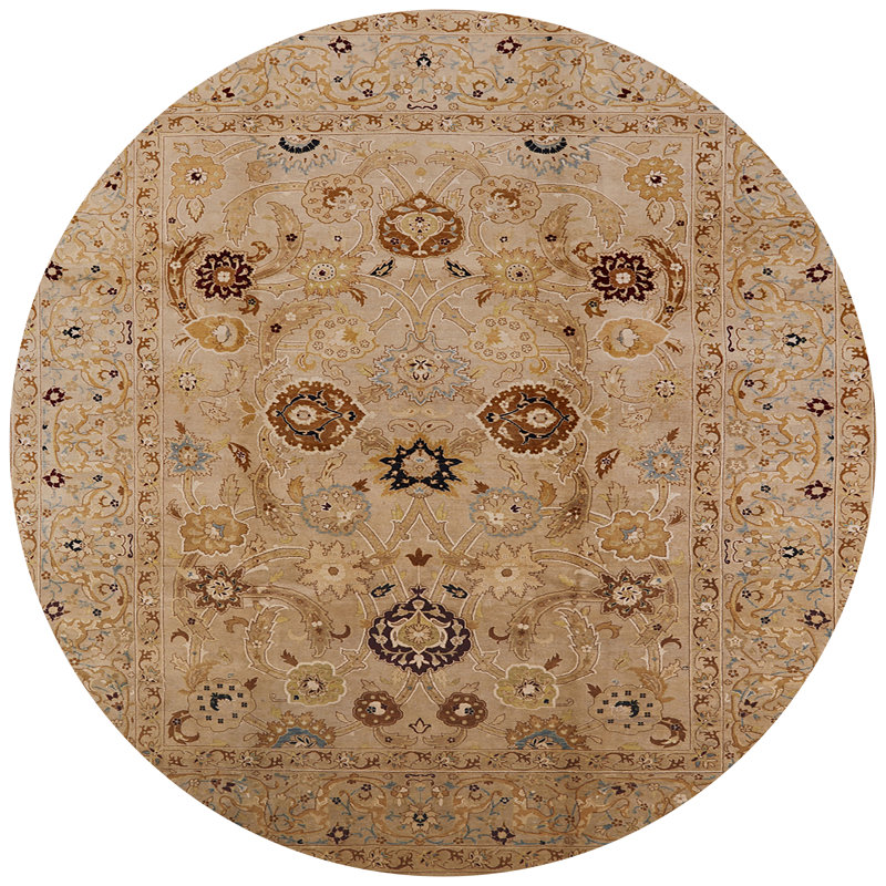 Skarpe Oriental Indoor Rug, Round 8'