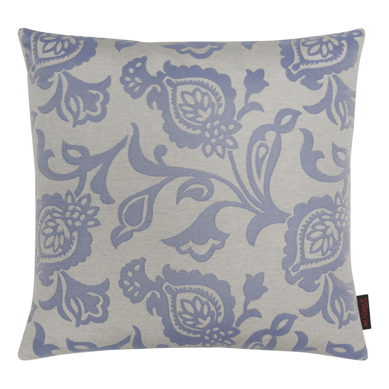 Coussin décoratif Violetta, 19 po x 19 po, Bleu