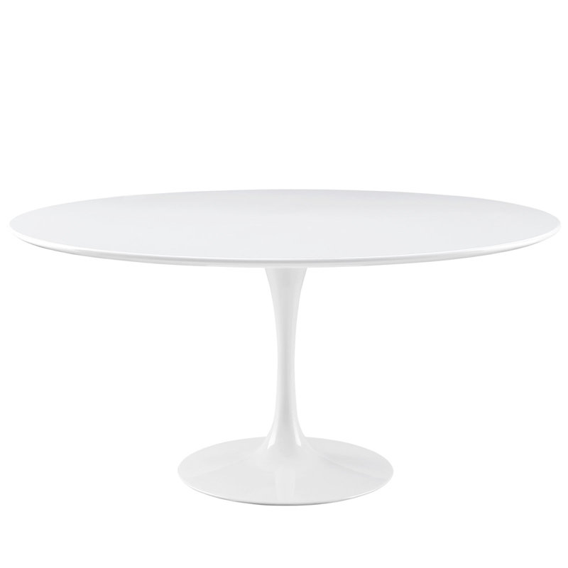 Modway Lippa 60" Wood Top Dining Table