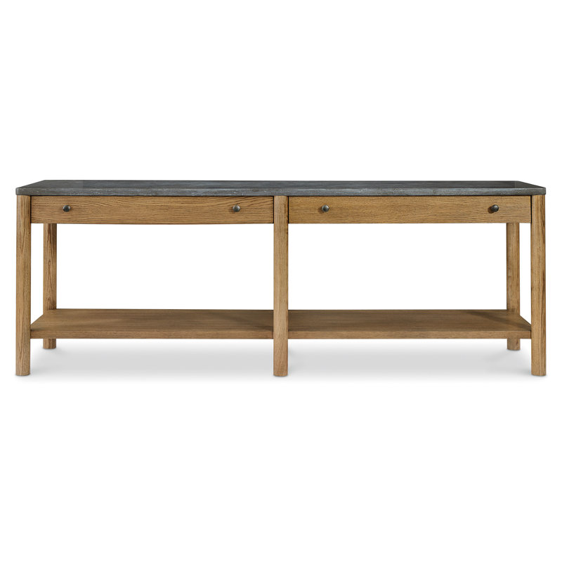 Dilworth 80 in. Stone Console Table