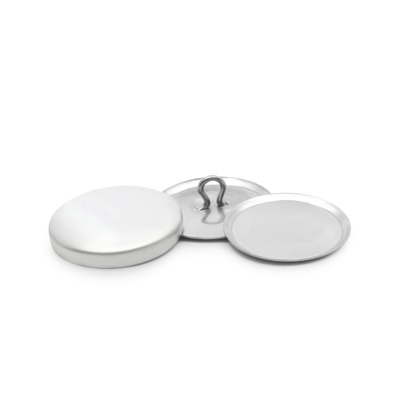 Dritz 7/8" Craft Cover Buttons & Tools, 60 Sets, Nickel