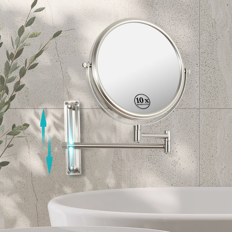 Miroir de maquillage, Chrome, 10