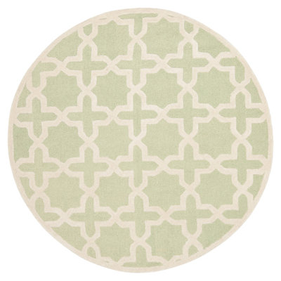 Cannen Hand Tufted Wool Geometric Rug