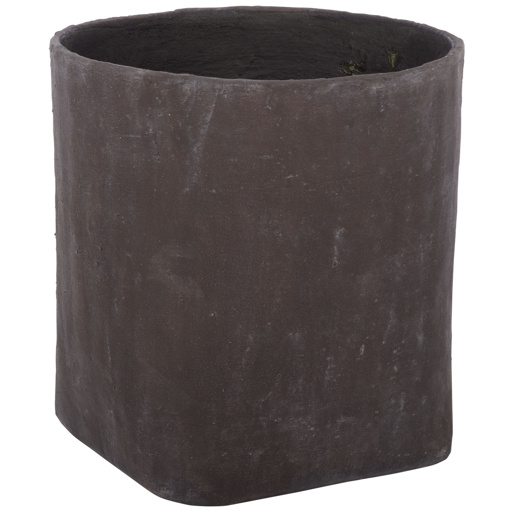 Mercado Large Square Planter Pot, Brown