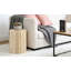 Table de bout cylindrique en bois massif