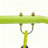 46.46"H Indoor/Outdoor Baby Swing with Safety Seat, Black/Green