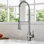 KRAUS Britt Commercial Style Single Handle Pull Down Kitchen Faucet