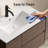 Modern Ceramic Glossy Vanity Sink Perfect For Stylish Bathroom Spaces