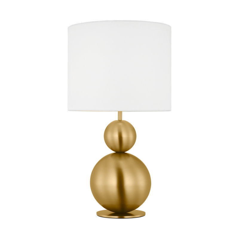 Medium Table Lamp, Burnished Brass