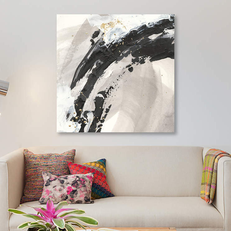 « galaxy i », reproduction sur toile, H 12 po x l 12 po x P 0,75 po, Toile tendue, Pas de tapis