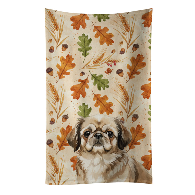 Serviette de cuisine tricolore Sheltie, Pékinois sable