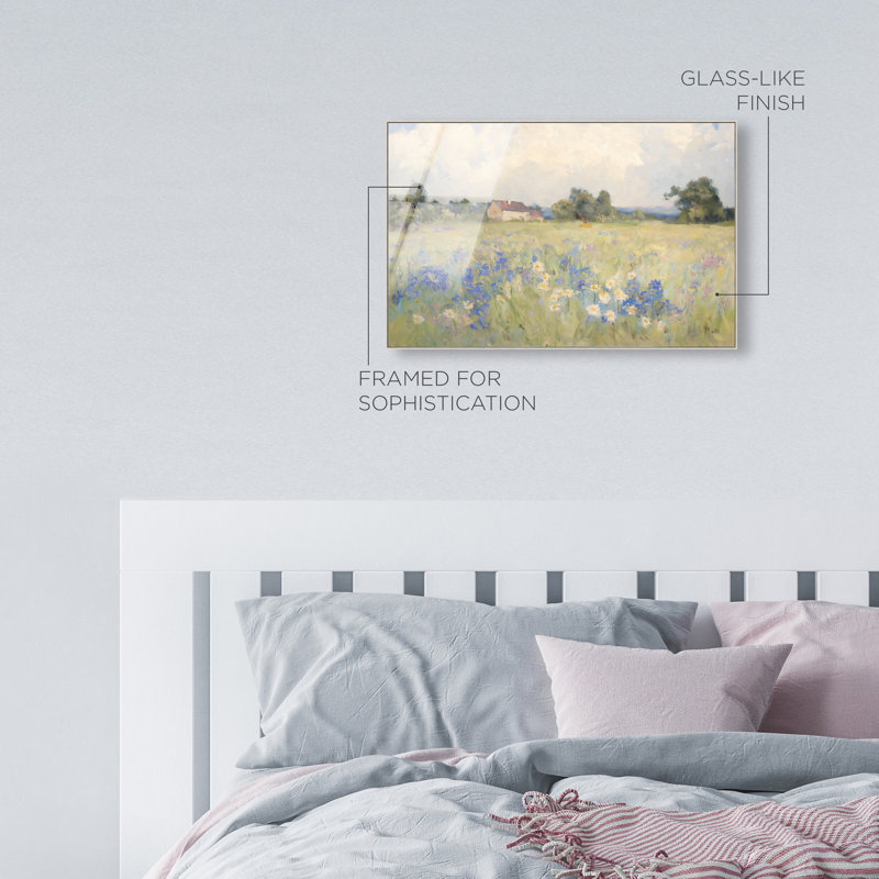 Enchanting Vista High-Gloss Frameless Acrylic Glass Wall Art Landscape & Nature Print by Oliver Gal, Ready to Hang, 15 x 10