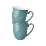 Azure Rimmed Set of 2 Coffee Beakers