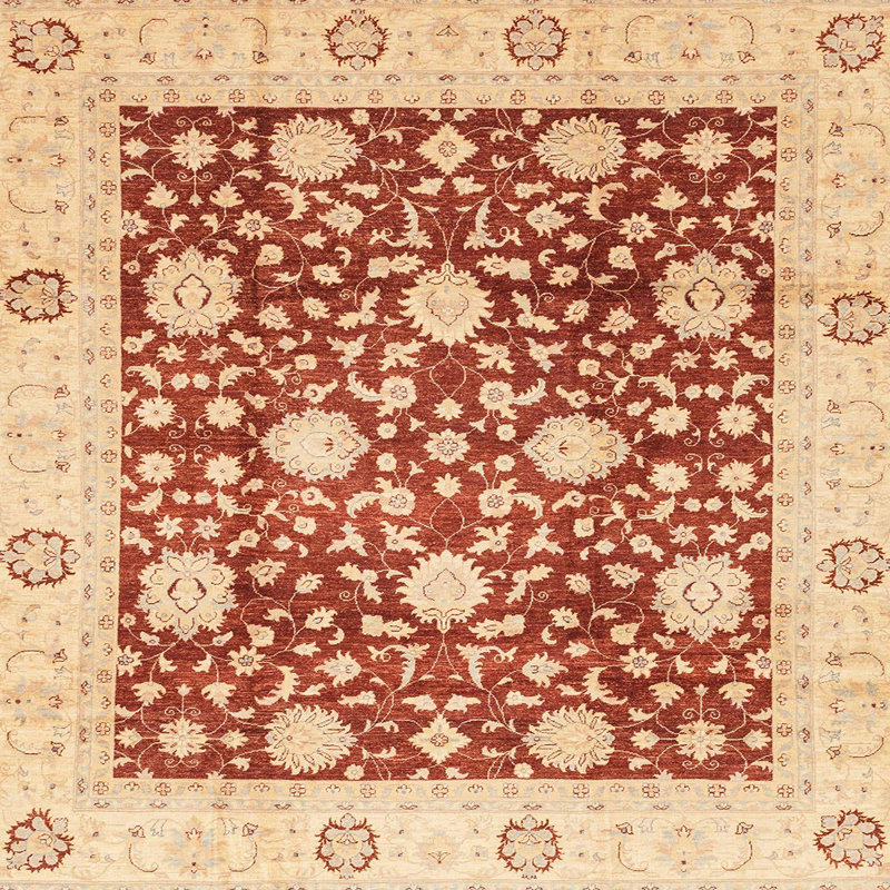 Abstract Indoor Rug, Square 7'