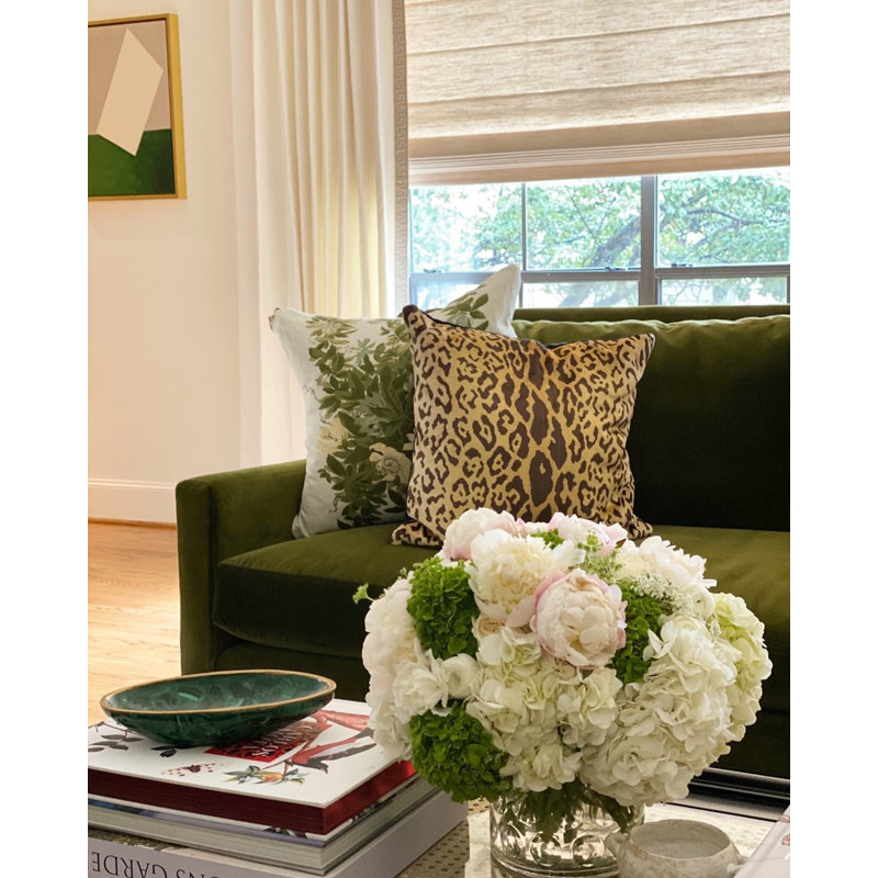 Wild Glamour Silk Square Pillow Cover & Insert