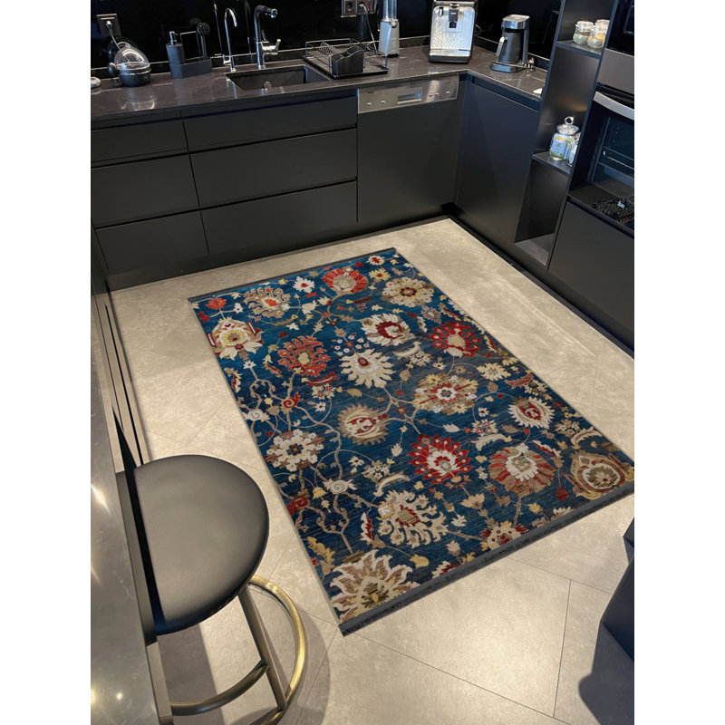 Vontae Floral Indoor / Outdoor Rug, Rectangle 2'8" x 5'