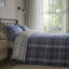 Bennet Check Cotton Geometric Duvet Cover Set-134515520
