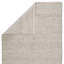 Lamanda Indoor/ Outdoor Solid Light Gray/ Ivory Area Rug-1187670636
