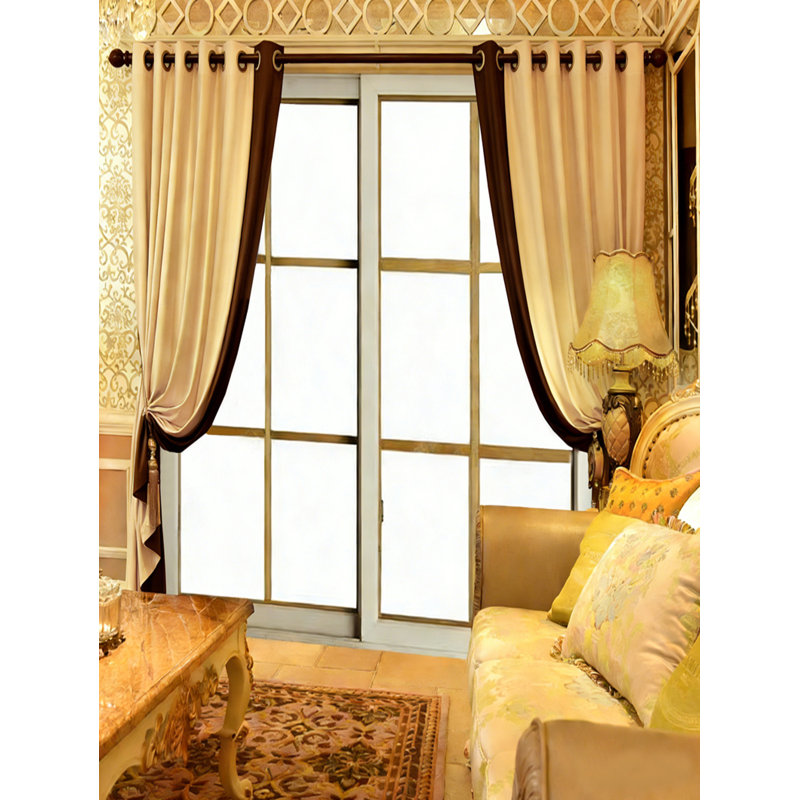 2 Panels Curtains, Thick Velvet Fabric For Living Room And Bedroom, Excluding Curtain Heads, 52" W x 95" L