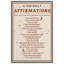 "Daily Affirmations", citations inspirantes sur l'art textuel sur toile-95982746-95982749