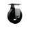 Rubber on Cast Iron Wheel Rigid Caster with Roller Bearing