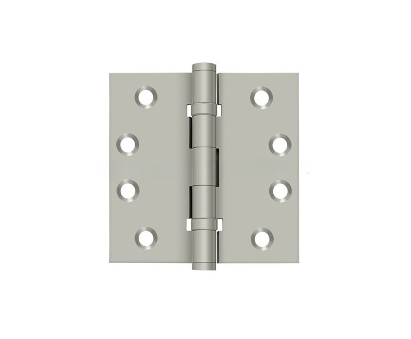 102'' x 102'' Butt Bearing Hinge, Brushed Nickel
