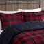Édredon très grand avec tissu, motif coloré, l 102 po x L 86 po, 2 taies décoratives, 1 coussin décoratif, lavable à la machine, literie, rembourrage, multicolore-129761626-129761627