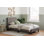 Upholstered Bed with Mattress
