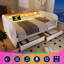 Upholstered Linen Daybed-1354619342
