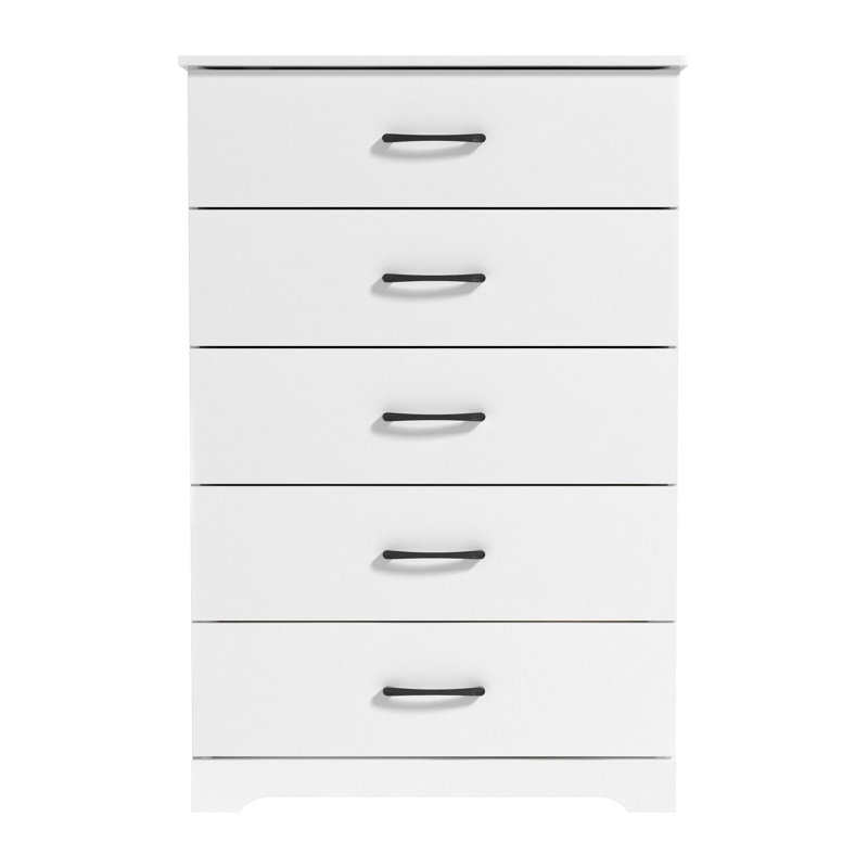 Arkia 5 Drawer 31.5" W Dresser, White
